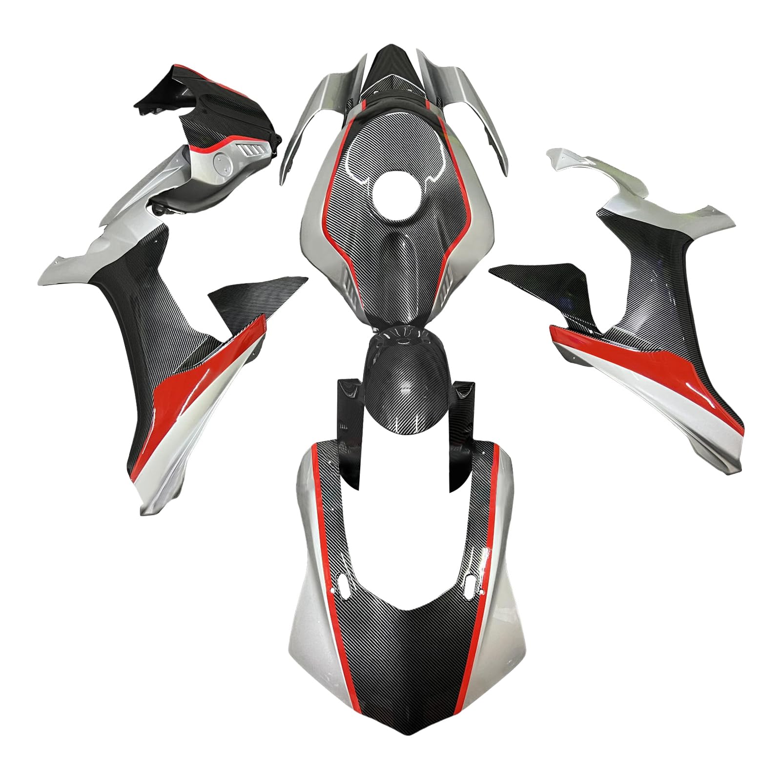 Amazon | Viprh YZF R1カウル 適用 YZF R1 2015-2019 カウル 加工不要